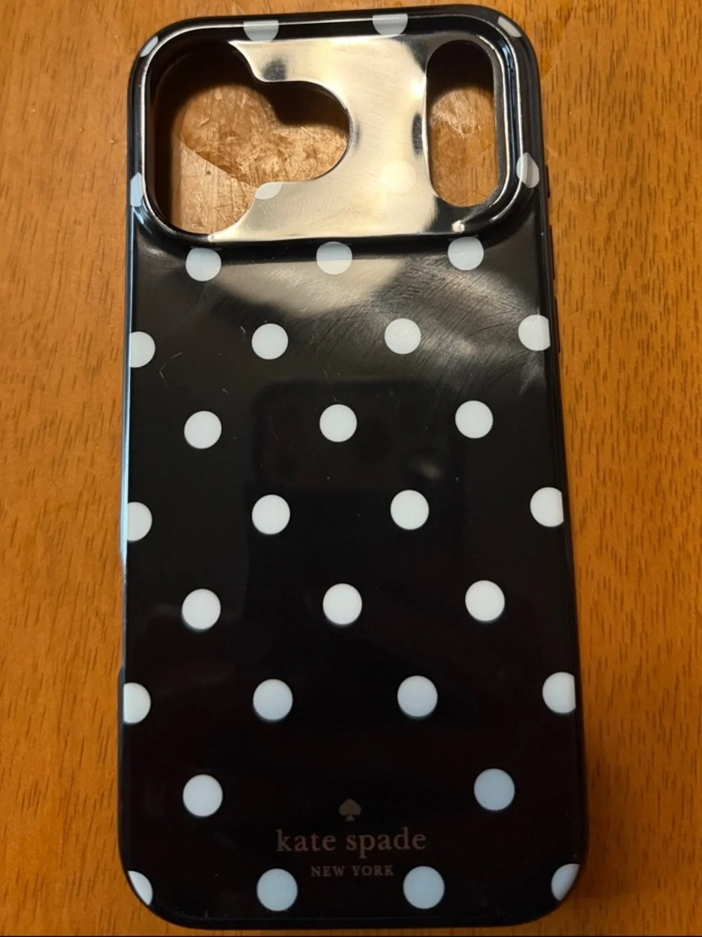 kate spade Black and White Polka Dot iPhone Case